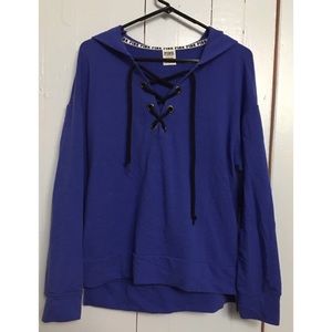 Victoria’s Secret Lace Up Hoodie